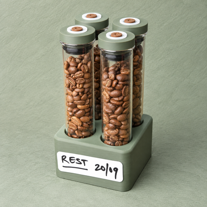 Single Dose Coffee Bean Storage Tubes Kit