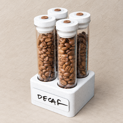 Single Dose Coffee Bean Storage Tubes Kit