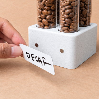 Single Dose Coffee Bean Storage Tubes Kit