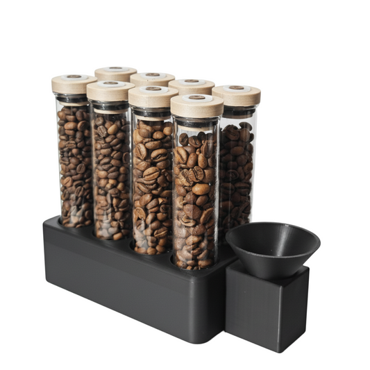 Single Dose Coffee Bean Storage Tubes Kit