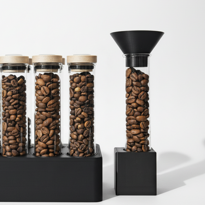 Single Dose Coffee Bean Storage Tubes Kit