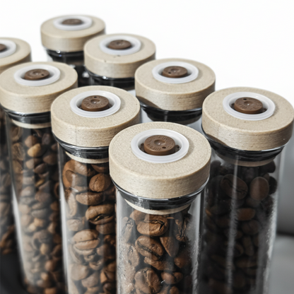 Single Dose Coffee Bean Storage Tubes Kit